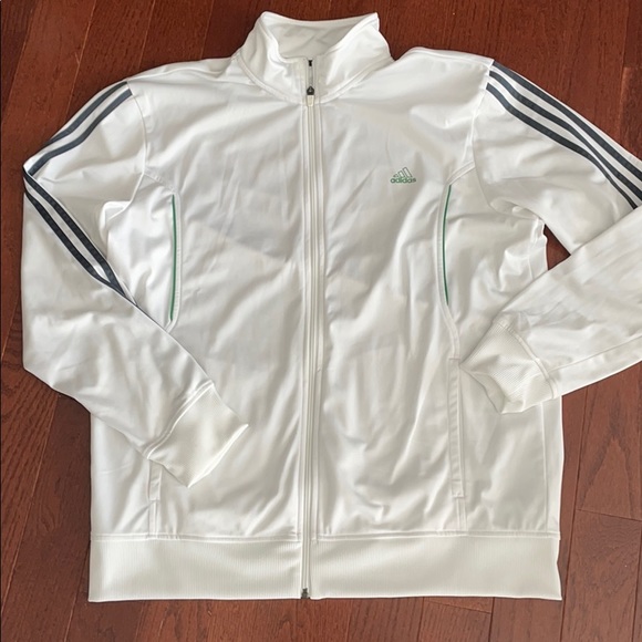 adidas mens response jacket raw white
